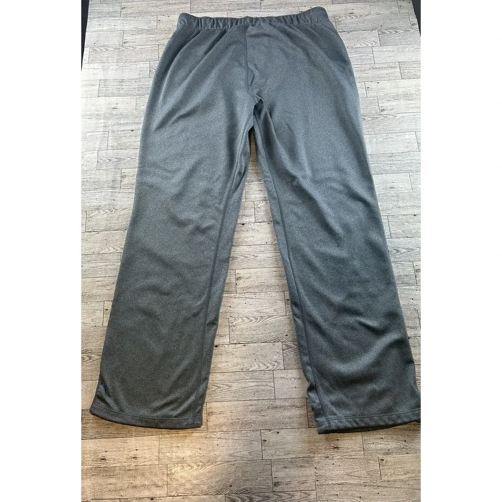 Nike Men's Gray Fleece Dri-Fit Sweatpants Sz L Pockets Elastic Waist Drawstring‎
